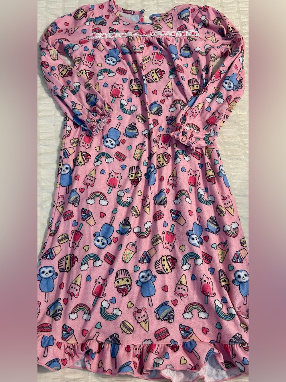 Komar Kids Pink Unicorn & Animal Print Pajama Top